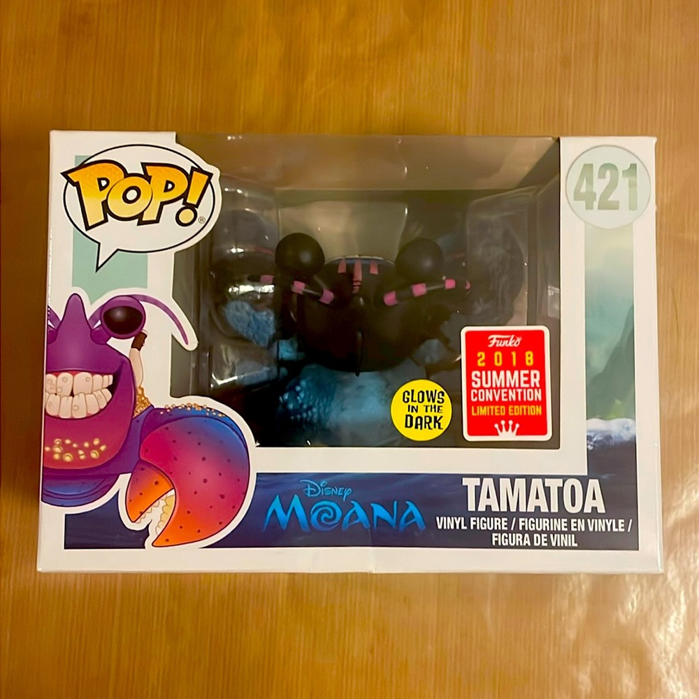 Funko Pop Disney: Moana: Tamatoa #421 Comic Con Limited Edition 2018 Exclusive